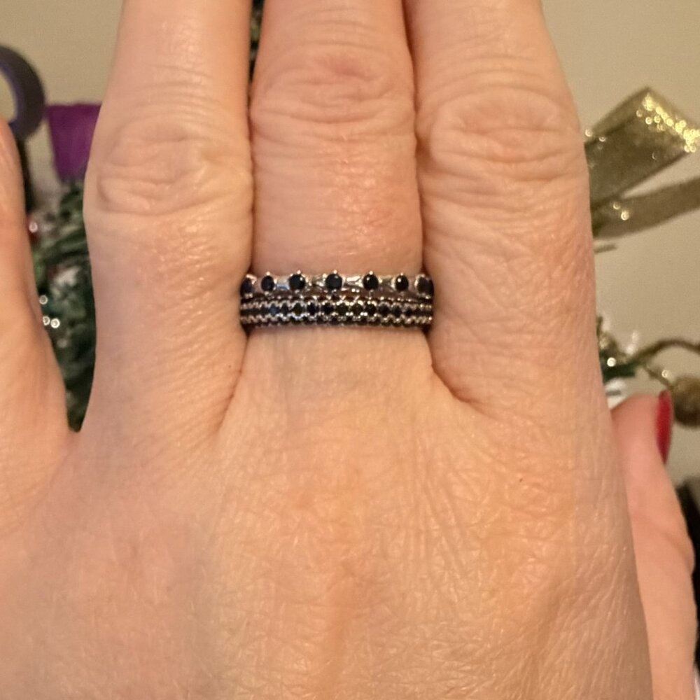 Bomb Party Ring RBP 4629 The Sterling Club Size 8 - Picture 2 of 4